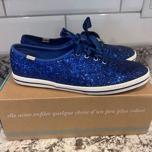 Keds for Kate Spade Blur Glitter Tennis Shoes Size 8M